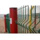 Curved Bend 6.0mm Pvc Coated Wire Mesh Fence