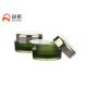 Green PMMA 15g 30g 50g Double Wall Plastic Jars Round Cosmetic Jar SR-2302