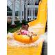 High Speed Fiberglass Water Slides / Ashland Gel Coat Outdoor Pool Slides