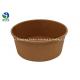 Food grade factory directly sale takeaway round paper bowl for salad