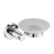 Soap Dish 83702-Polish &Round &stainless steel 304&glass& bathroom &kitchen&Sanitary Hardware