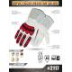 360 Degree Goatskin Shell Cut Resistant Work Gloves With Impact Protection