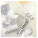 Promotioal Wedding Gift stainless steel bottle opener corkscrew stopper heart key shape