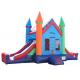 Attractive Inflatable Party City Bounce House , Double Slide Inflatable Moon Bounce