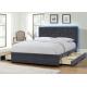 Upholstery Wooden Four Drawer Storage Bed Queen Size With LED Headboard