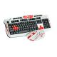 Laptop Wireless Gaming Mouse And Keyboard Combo With Water Resistant Design