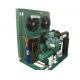 20HP Two Stage Piston Air Cooled Refrigerant Condensers Unit For Blast Freezing