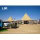 100 People Capacity  Tipi Glamping Tents With Sidewall For Outdoor Party