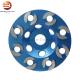4 - 7 Inch Crown Segment Diamond Cup Wheels For Hard Concrete Floor Grinding