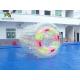 Custom 1.0mm PVC / TPU Blow Up Water Toy , Transparent Water Cylindrical Roller