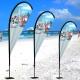 Swooper Beach Teardrop Flags And Banners Custom Teardrop Banners Sublimation
