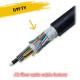 All Dielectric Anti Rodent Non Metallic Fiber Optic Cable GYFTY
