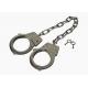 Stainless Steel Police Grade Handcuffs Leg Cuff Metal Anti - Pull 23 Tooth