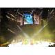 Foldable Indoor Stage Led Screens , 1R1G1B Black Led Mesh Screen 192*192mm