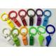 Promotional Gift Colorful Best Wrist Strap Coil W/Plastic Whistle