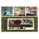 Portable Prefab Container Homes With Interior Decorations Bedroom / Bathroom / Kitchen / Washbasin