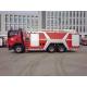 JP18 30250KG HOWO Water Tower Fire Truck Sinotruk 10000L Fire Department Truck