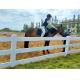 Eco Friendly Pvc Horse Fencing White Color 5ft By 8ft 4 Rails