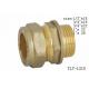 TLY-1215 1/2-2 aluminium pex pipe fitting brass nipple NPT nickel water oil gas mixer matel plumping joint