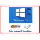 Unique Windows 10 Pro OEM Key Microsoft Office 2016 Pro Retail Version COA Sticker