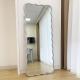 Decorative Bedroom Frameless Floor Length Mirror Wavy cheval