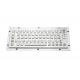IP65 Outdoor Industrial Metal Keyboard With 65 Keys F1 To F12 USB / PS2 Cable