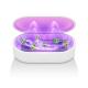 Small Portable Uvc Light , 15W Wireless Charger Uv Sanitizer Box For Cell Phones