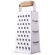 New Faction design stainless steel kitchen grater zesters with bamboo handle