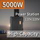 5000W Solar Generators for Charging 8000W Peak Power 6-7h Charging Time for High-