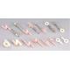 Pink Coil Winding Machine Parts Ceramic Yarn Guides For Texitile Machine
