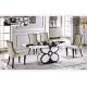 butterfly style rectangle marble dining table furniture
