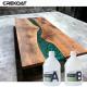 Wood Clear Coat Epoxy Cures To High Gloss Finish That Resists Yellowing