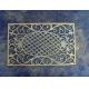 Antique Outdoor Decorative Cast Iron Doormat Rectangle Shape With Openwork Pattern