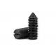 ISO7434 Black Oxide Alloy Steel Slotted Drive Cone-Point Headless Screws