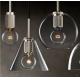 Adjustable Height Metal LED Pendant Light Modern Style Nickel/Brass/Bronze Finish