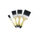 Natural Black Bristle Paint Brush 2 Inch 3 Inch 4 Inch