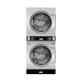 Powerful 380/3/50 V/p/Hz Fully Automatic Coin Operated Stack Washer Dryer Sets 340kg