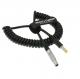 2 Pin Male to DC Coiled Twist Power Cable for Teradek Bond