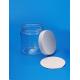 Screw Top Round Plastic Food Containers Anti Bacteria Custom Color Lid