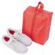 Mesh Small Portable Shoe Bag Red Color Multiple Practical Household Dustproof