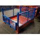 Foldable Brick Pallet Lifting Cage Stillages And Cages For Transportation