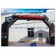 Giant Black Custom Inflatable Arch Outdoor Archway PVC LOGO Customized