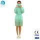 Long Sleeve Hospital Disposable Isolation Gowns Fluid Resistant Easy Removal