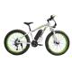 Green 26 Inch Electric Snow Bike 48v European Standard Wear Resistant