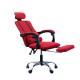 Modern Design Mesh Office Chair with Footrest and BIFMA Passed 60mm PU Nylon Castors