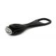 Outdoor Sports Silicone LED Bike Lights Water Resistant Black Frame White Led