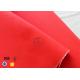 Anti Acid 480gsm 0.45mm Fiberglass Fire Blanket Red With Acrylic Coated