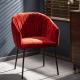 Red Velvet Home Upholstered Dining Chair Multipurpose Practical