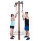wholesale outdoor fitness equipment park wood outdoor arm stretcher