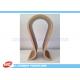 SGS ODM Curved Wood Countertop Display For Shopping Mall , Painted Surface